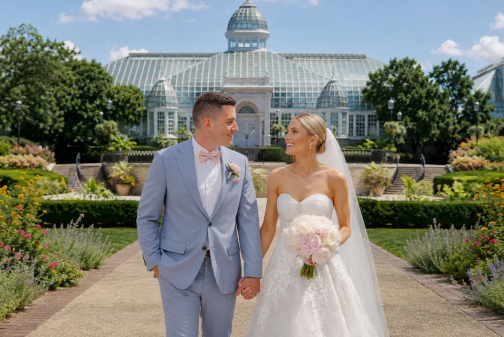 Central Ohio wedding videography by Hey Films showing a cinematic ceremony moment